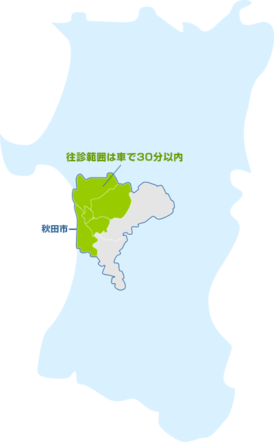 秋田市地図
